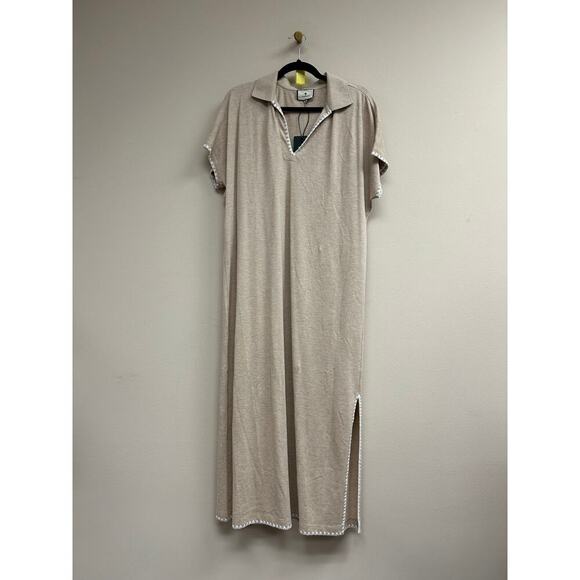 TUCKERNUCK Sandstone Pique Melissa Maxi Dress Size M NWT Retail $178 Tuckernuck - Picture 4 of 5